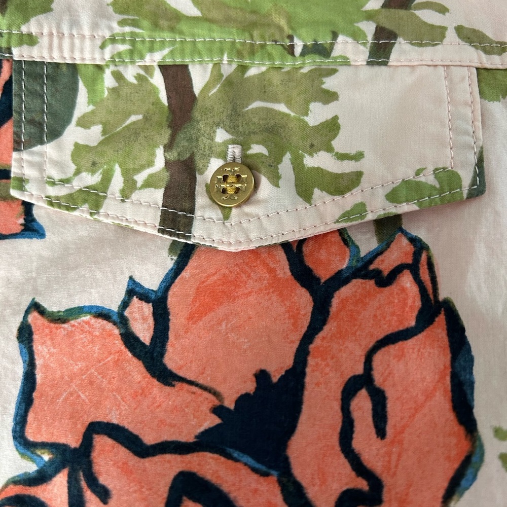 Tory Burch Floral Dress - Pink and Green - Picture 5 of 13